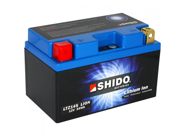 Shido LTZ14S Lithium Batteri 12V, 4.5Ah, 60Wh, 150x87x110 